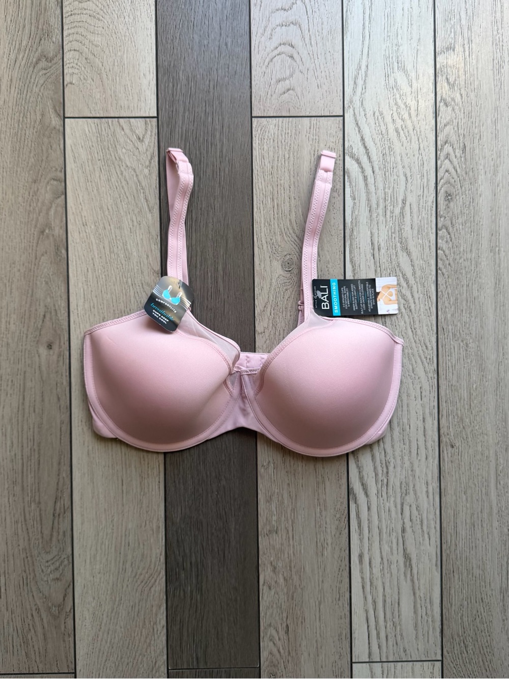 Bali Light Pink Smooth T-Shirt Bra with Underwire 36DD NWT